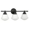 Promo ✨ Patriot Lighting® Huntley Oil Rubbed Bronze 3 Light Vanity Light 🎁 -Patriot Lighting Sales W0170