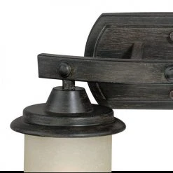 Budget 🎉 Patriot Lighting® Halifax Black Walnut 2 Light Vanity Light 🎉 -Patriot Lighting Sales W0182 2
