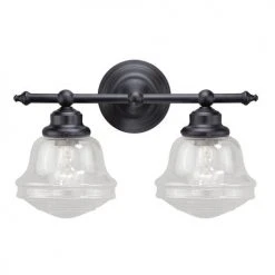 Best Pirce ⭐ Patriot Lighting® Huntley Oil Rubbed Bronze 2 Light Vanity Light ✨