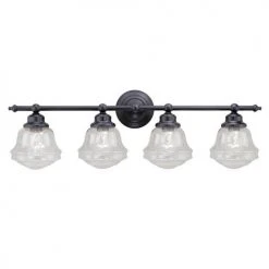Top 10 ⌛ Patriot Lighting® Huntley Oil Rubbed Bronze 4 Light Vanity Light 🎉