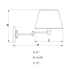 Wholesale 😍 Patriot Lighting® Chapeau Polished Nickel Wall Light 💯 -Patriot Lighting Sales W0200 DWG