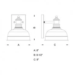 Cheapest ⭐ Patriot Lighting® Keenan Oil Rubbed Bronze Wall Light 🛒 13 Cheapest ⭐ Patriot Lighting® Keenan Oil Rubbed Bronze Wall Light 🛒 -Patriot Lighting Sales W0226 DWG