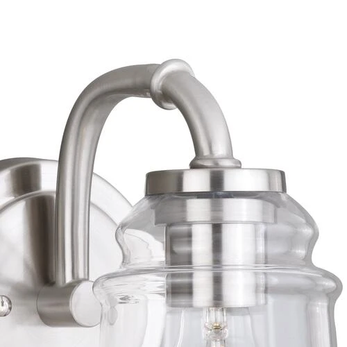 Buy 😍 Patriot Lighting® Toledo Satin Nickel 1 Light Vanity Light 👏 5 Buy 😍 Patriot Lighting® Toledo Satin Nickel 1 Light Vanity Light 👏 - Image 3