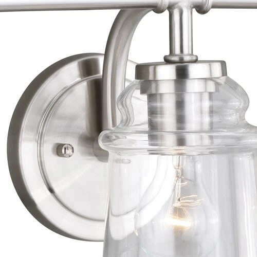 Buy 💯 Patriot Lighting® Toledo Satin Nickel 3 Light Vanity Light 🎁 4 Buy 💯 Patriot Lighting® Toledo Satin Nickel 3 Light Vanity Light 🎁 - Image 2