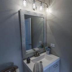 Buy 💯 Patriot Lighting® Toledo Satin Nickel 3 Light Vanity Light 🎁 13 Buy 💯 Patriot Lighting® Toledo Satin Nickel 3 Light Vanity Light 🎁 -Patriot Lighting Sales W0241 L8