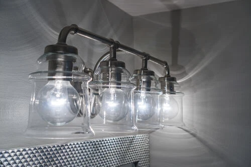 Buy 💯 Patriot Lighting® Toledo Satin Nickel 3 Light Vanity Light 🎁 8 Buy 💯 Patriot Lighting® Toledo Satin Nickel 3 Light Vanity Light 🎁 - Image 6