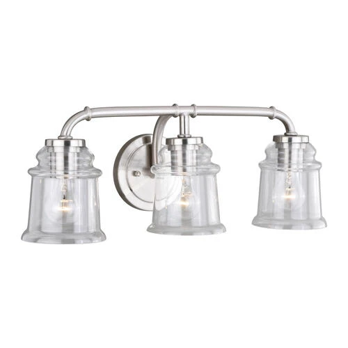 Buy 💯 Patriot Lighting® Toledo Satin Nickel 3 Light Vanity Light 🎁 3 Buy 💯 Patriot Lighting® Toledo Satin Nickel 3 Light Vanity Light 🎁