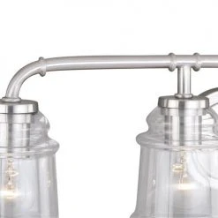 Best reviews of ⭐ Patriot Lighting® Toledo Satin Nickel 4 Light Vanity Light 🥰 -Patriot Lighting Sales W0242 2