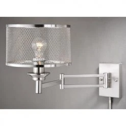 Outlet 👍 Patriot Lighting® Polk Satin Nickel 1 Light Wall Light ✔️ 8 Outlet 👍 Patriot Lighting® Polk Satin Nickel 1 Light Wall Light ✔️ -Patriot Lighting Sales W0259 1