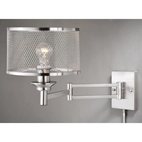 Outlet 👍 Patriot Lighting® Polk Satin Nickel 1 Light Wall Light ✔️ 4 Outlet 👍 Patriot Lighting® Polk Satin Nickel 1 Light Wall Light ✔️ - Image 2