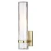 Brand new ⭐ Patriot Lighting® Vilo Natural Brass 1 Light Vanity Light ⌛ -Patriot Lighting Sales W0309