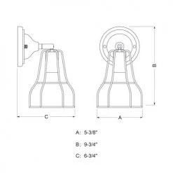 Buy 🤩 Patriot Lighting® Clybourn Oil Rubbed Bronze 1 Light Vanity Light ❤️ -Patriot Lighting Sales W0311 DWG