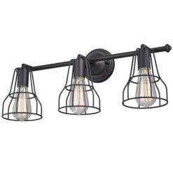Brand new 🎁 Patriot Lighting® Clybourn Oil Rubbed Bronze 3 Light Vanity Light ✔️