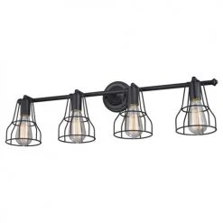 Best reviews of 🔥 Patriot Lighting® Clybourn Oil Rubbed Bronze 4 Light Vanity Light ✨