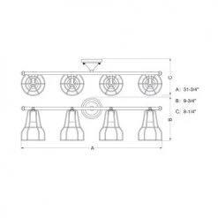 Best reviews of 🔥 Patriot Lighting® Clybourn Oil Rubbed Bronze 4 Light Vanity Light ✨ 11 Best reviews of 🔥 Patriot Lighting® Clybourn Oil Rubbed Bronze 4 Light Vanity Light ✨ -Patriot Lighting Sales W0314 DWG