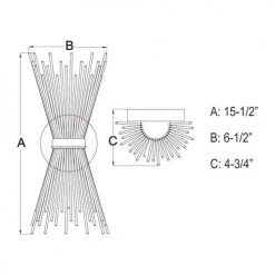 Cheapest ✔️ Patriot Lighting® Nikko Gold Wall Light 🤩 13 Cheapest ✔️ Patriot Lighting® Nikko Gold Wall Light 🤩 -Patriot Lighting Sales W0337 DWG