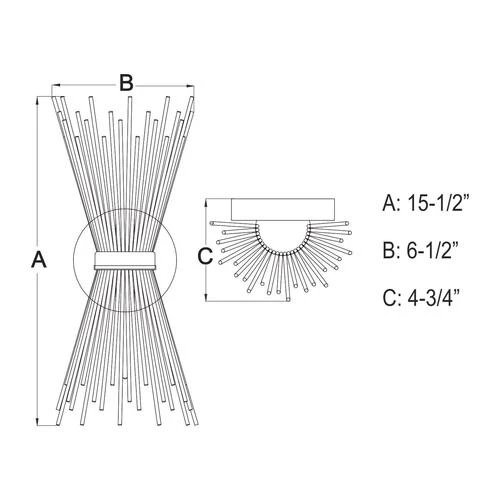 Cheapest ✔️ Patriot Lighting® Nikko Gold Wall Light 🤩 8 Cheapest ✔️ Patriot Lighting® Nikko Gold Wall Light 🤩 - Image 6