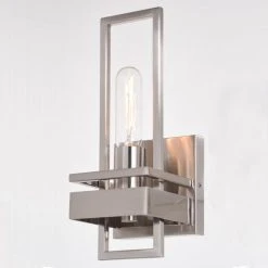 Deals 🥰 Patriot Lighting® Marquis Satin Nickel 1 Light Wall Light 🔥 -Patriot Lighting Sales W0344 3