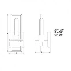 Deals 🥰 Patriot Lighting® Marquis Satin Nickel 1 Light Wall Light 🔥 -Patriot Lighting Sales W0344 DWG