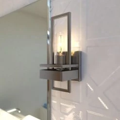 Deals 🥰 Patriot Lighting® Marquis Satin Nickel 1 Light Wall Light 🔥 -Patriot Lighting Sales W0344 L2