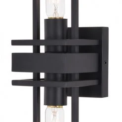 Flash Sale ⭐ Patriot Lighting® Marquis Matte Black 2 Light Wall Light 👍 -Patriot Lighting Sales W0347 1