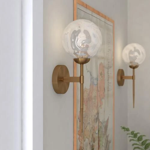New 😀 Patriot Lighting® Olson Natural Brass 1 Light Wall Light ✨ 9 New 😀 Patriot Lighting® Olson Natural Brass 1 Light Wall Light ✨ - Image 7