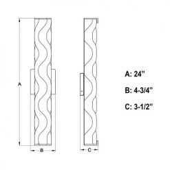 Best Sale ✔️ Patriot Lighting® Marseille Chrome 2 Light Wall Light ✨ 13 Best Sale ✔️ Patriot Lighting® Marseille Chrome 2 Light Wall Light ✨ -Patriot Lighting Sales W0359 DWG