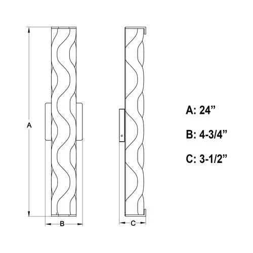 Best Sale ✔️ Patriot Lighting® Marseille Chrome 2 Light Wall Light ✨ 8 Best Sale ✔️ Patriot Lighting® Marseille Chrome 2 Light Wall Light ✨ - Image 6
