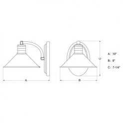 Coupon ⭐ Patriot Lighting® Akron Matte White 1 Light Vanity Light ✨ -Patriot Lighting Sales W0375 DWG