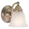 Brand new 🔥 Patriot Lighting® Standford Antique Brass 1 Light Vanity Light ⭐ 1 Brand new 🔥 Patriot Lighting® Standford Antique Brass 1 Light Vanity Light ⭐ -Patriot Lighting Sales WL35121A