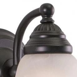 Discount ⌛ Patriot Lighting® Standford Oil Burnished Bronze 1 Light Vanity Light 👍 -Patriot Lighting Sales WL35121OBB 2