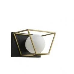 Best Pirce 🌟 Patriot Lighting® Neema Black And Gold 1-Light Indoor Wall Light 🔔