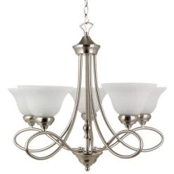 Buy 😉 Patriot Lighting® Rianto 5-Light Brushed Nickel Chandelier 🛒