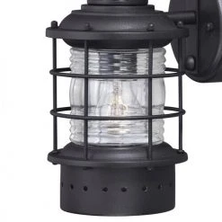 Buy 🔔 Patriot Lighting® Dualux® Hyannis Textured Black Outdoor Wall Light 🎁 -Patriot Lighting Sales t0254 3
