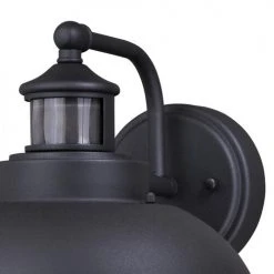 Discount 💯 Patriot Lighting® Dualux® Harwich Textured Black Outdoor Wall Light ❤️ -Patriot Lighting Sales t0262 1