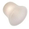 Outlet 🧨 Turn Of The Century Patriot Lighting® Frosted Ribbed Bell Replacement Glass With 2-1/4" Fitter ✔️ -Patriot Lighting Sales vx 57105