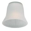 Best Pirce ❤️ Patriot Lighting® Frosted Ribbed Bell Replacement Glass With 1-5/8" Fitter 🤩 -Patriot Lighting Sales vx 9519fr