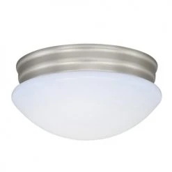Best Pirce ❤️ Patriot Lighting® Brady Satin Nickel LED Flush Mount Ceiling Light ⭐