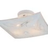 Budget ⭐ Patriot Lighting® Harvest White 2-Light Semi-Flush Mount Ceiling Light ⭐ -Patriot Lighting Sales vx cc3235w