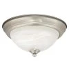 New ✨ Patriot Lighting® Payton Satin Nickel Integrated LED Flush Mount Ceiling Light 😀 -Patriot Lighting Sales vx cc5812sn