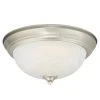 Budget 🎉 Patriot Lighting® Payton Satin Nickel Integrated LED Flush Mount Ceiling Light 🎁