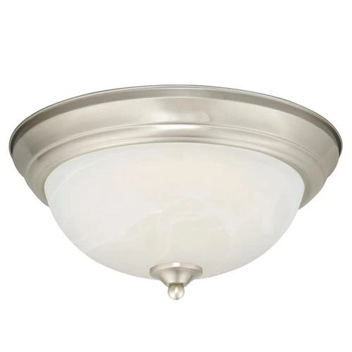 Budget 🎉 Patriot Lighting® Payton Satin Nickel Integrated LED Flush Mount Ceiling Light 🎁 3 Budget 🎉 Patriot Lighting® Payton Satin Nickel Integrated LED Flush Mount Ceiling Light 🎁