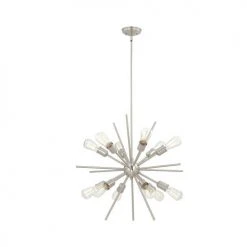 Wholesale 🤩 Patriot Lighting® Oscar Satin Nickel 12-Light Chandelier 🤩