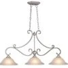 Budget 💯 Patriot Lighting® Monrovia Brushed Nickel 3-Light Island Light ⌛ -Patriot Lighting Sales vx pd35413bn