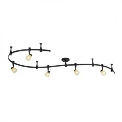 Buy 💯 Patriot Lighting® Emma 5-Light Bronze Flexible Track Lighting Set ✔️