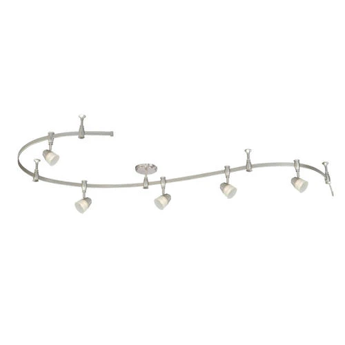 Flash Sale ⭐ Patriot Lighting® Sutton 5-Light Silver LED Flexible Track Lighting Set 😀 3 Flash Sale ⭐ Patriot Lighting® Sutton 5-Light Silver LED Flexible Track Lighting Set 😀