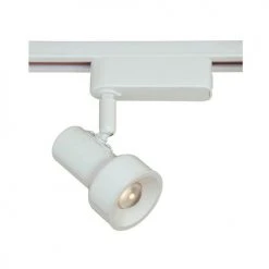 Outlet ⭐ Patriot Lighting® Baron 1-Light White LED Track Lighting Head ✔️