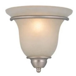 Wholesale 🧨 Patriot Lighting® Monrovia 1-Light Brushed Nickel Indoor Wall Light 😀
