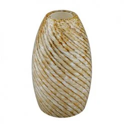 Promo ❤️ Patriot Lighting® Pebble Swirl Oval Replacement Glass With 2-1/4" Fitter ⌛
